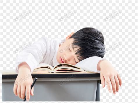 小学生在课桌上睡觉元素素材下载-正版素材401411677-摄图网