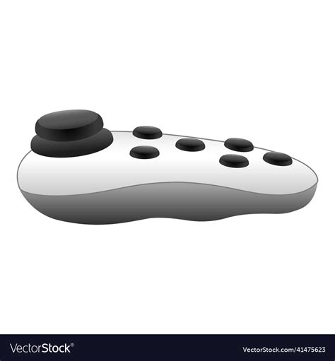 Fun joystick icon cartoon game control Royalty Free Vector