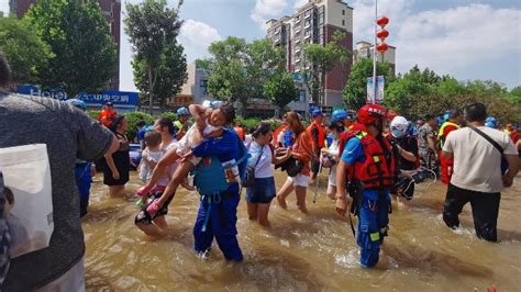 7月29日，新乡卫辉市狮豹头乡发生强降雨，河道水位暴涨……|新乡市|河道|卫辉市_新浪新闻