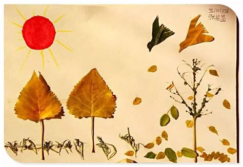 幼儿园美术活动：秋天的叶子 - 知乎