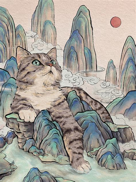 适合做头像的古风猫女生