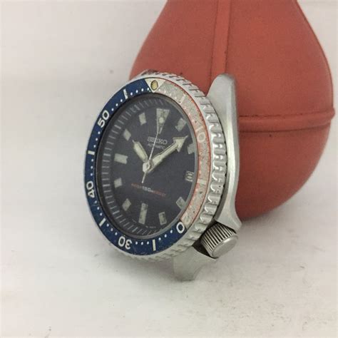 F.S. Seiko 7002-700A Date Automatic Pepsi Diver 250798 $70 - myWatchMart