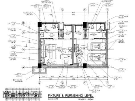 福建某别墅给排水CAD平面设计详图_室内节点图块_土木在线