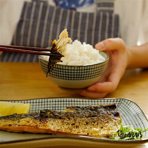 阿杏屋日式料理食材盐烤青花鱼海鲜碳烤鲭鱼加热即食商用独立1片