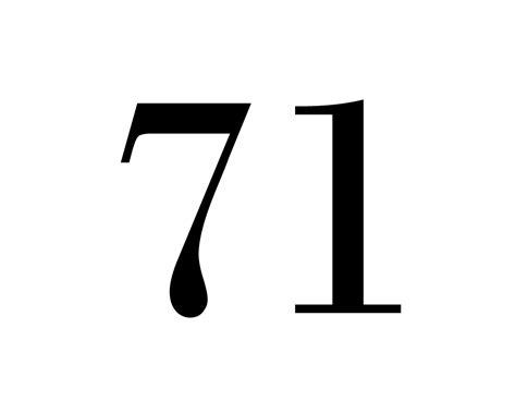 71 - number classic round sticker | Zazzle.com