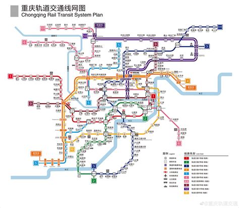 2019重庆轻轨线路图高清图- 重庆本地宝