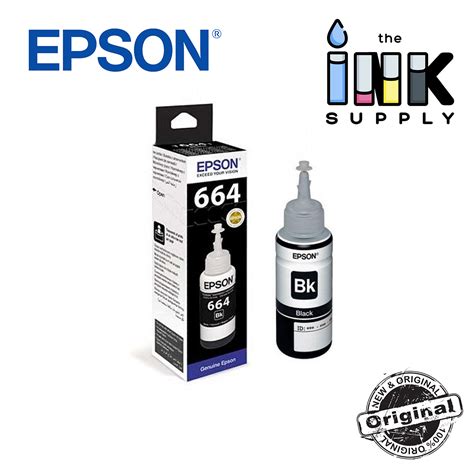 Epson 664 Black Ink Bottle - Sap Computers
