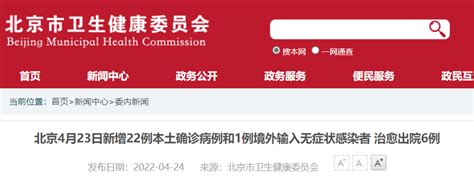4月23日0时至24时北京新增22例本土确诊病例详情通报- 北京本地宝