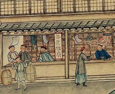旧时店铺风光老：1825年水粉画的中国商品贸易状况【多图欣赏】 - 知乎