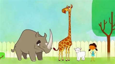 儿童动画，英语启蒙，动物园里的动物