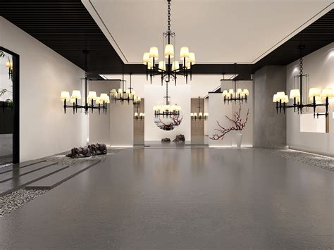 新中式展厅|空间|室内设计|好一个色计师 - 原创作品 - 站酷 (ZCOOL)