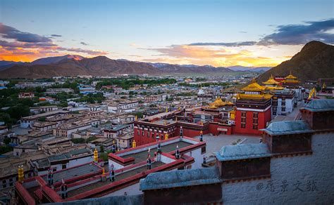 西藏自治区日喀则市白居寺航拍高清图片下载-正版图片501546838-摄图网