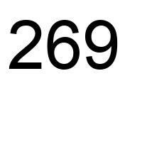 Número 269, la enciclopedia de los números - Numero.wiki