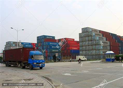 深圳蛇口,集装箱货运码头,交通运输,科学技术,摄影素材,汇图网www.huitu.com