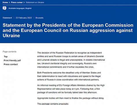 欧盟公布针对俄罗斯的一揽子制裁计划_凤凰网