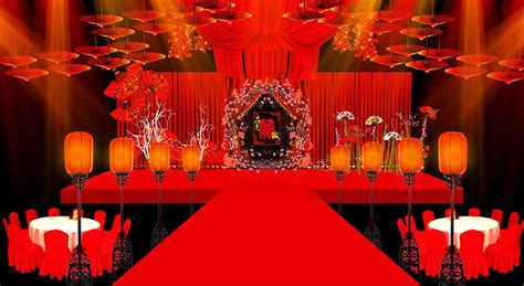 中式婚礼设计|空间|展示设计 |Icey修 - 原创作品 - 站酷 (ZCOOL)