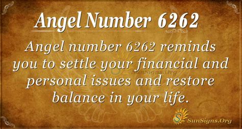 6262 Angel Number - It Represents One
