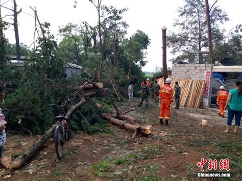 桂林临桂突遭狂风暴雨袭击 车辆被砸得面目全非-新闻中心-南海网
