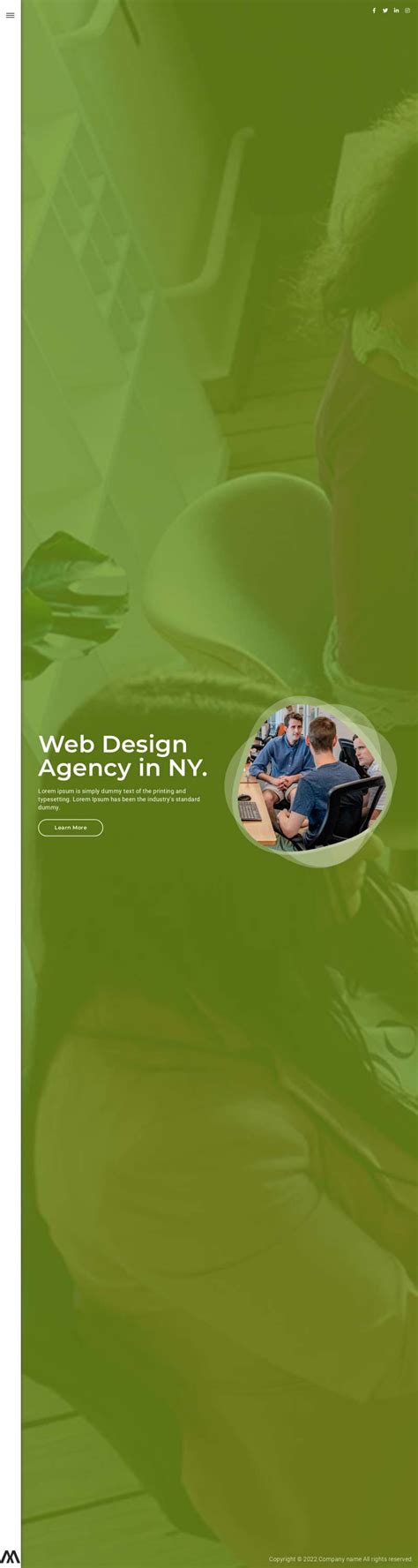 个人工作室网页设计模板，个性的设计公司网站模板-17素材网