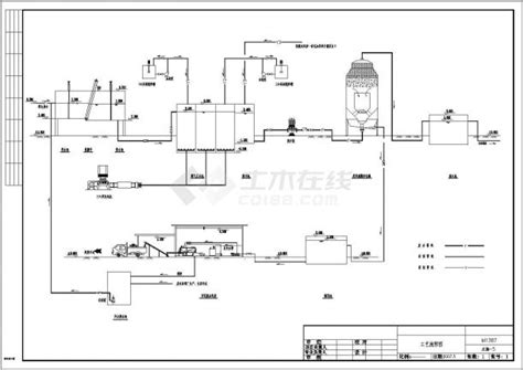 宁波市某大型城市污水处理厂整套工艺设计CAD图纸_污水处理厂_土木在线