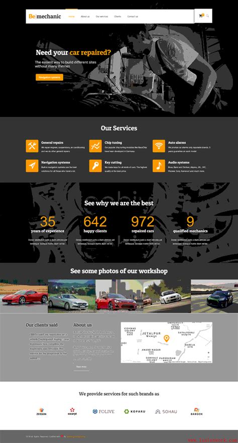 高端网站设计优秀案例欣赏——汽车网站设计 - 蓝蓝设计_UI设计公司