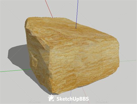 卖石头 提供SketchUp模型下载分享带截图预览 - SketchUp模型库 - 毕马汇 Nbimer