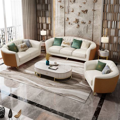 新青年 轻奢现代简约风格双人三人布艺沙发小户型客厅家具-美间设计