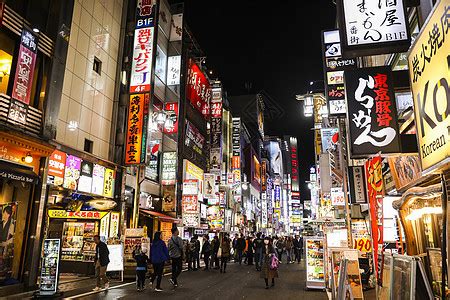 东京新宿夜景高清图片下载-正版图片500834061-摄图网