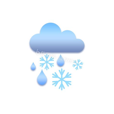 天气雪花标志,天气预报雪花标志,雪花怎么画_大山谷图库