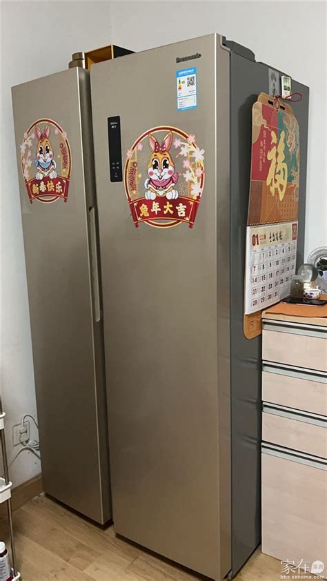 低价转让8成新松下双开门冰箱 - 家在深圳