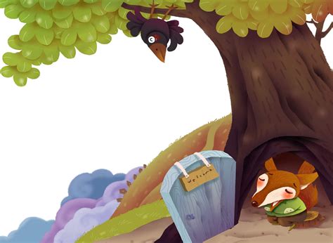 小熊和小狐狸的故事_画画的大林-站酷ZCOOL