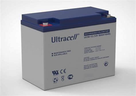 Batería Ultracell UC50-12 12V 50A AGM ciclo profundo - Yemin
