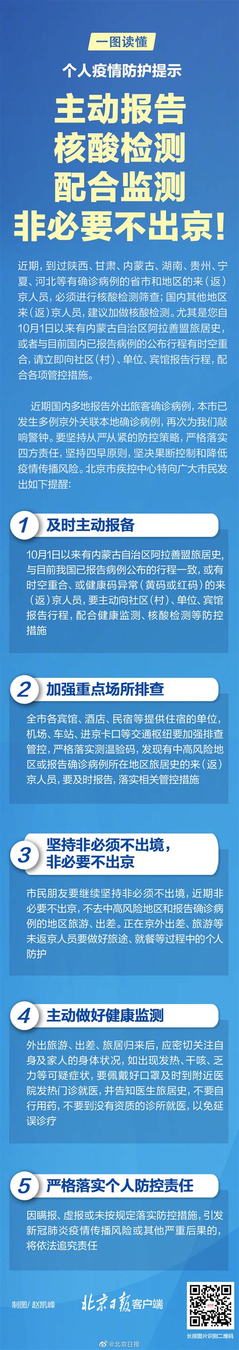 一图读懂北京个人疫情防护提示_手机新浪网