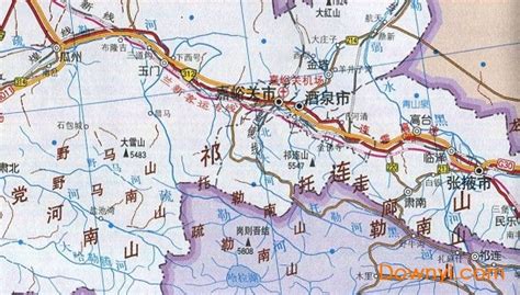 武威地图,甘肃省武威市,临清_大山谷图库