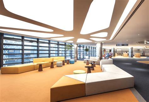 深圳腾讯滨海大厦-B+H Architects-办公空间设计案例-筑龙室内设计论坛