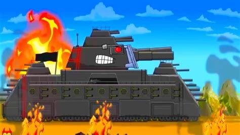 坦克世界动画：三个版本KV44大战巨炮坦克_腾讯视频