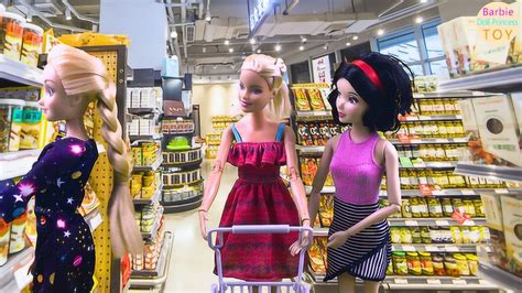芭比娃娃超市购物玩具，芭比和白雪公主长发公主外出野餐_高清1080P在线观看平台_腾讯视频