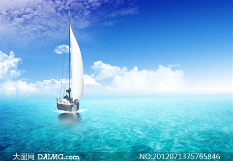 企业文化大海中航行的轮船背景图片免费下载-千库网