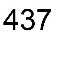 Número 437, la enciclopedia de los números - Numero.wiki