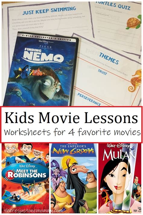 Films / Movies / Cartoons - Activities, Games, and Worksheets for kids