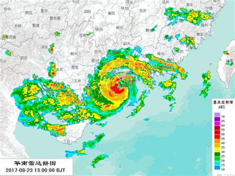 “天鸽”在珠海南部沿海登陆 中央气象台发布红色预警-中国气象局政府门户网站