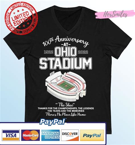 The Shoe Ohio Stadium 100th Anniversary 1922-2022 Shirt - Hersmiles