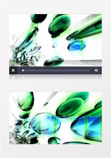 视频背景_HD 蓝绿色数字代码循环滚动科技感十足背景视频模板下载_图客巴巴