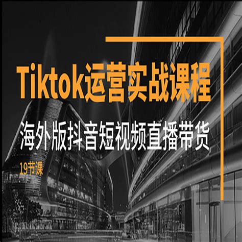 20年最新Tiktok精品实操课(1-4全套)，国际版抖音视频运营推广，视频教程云盘下载 - VIPC6资源网