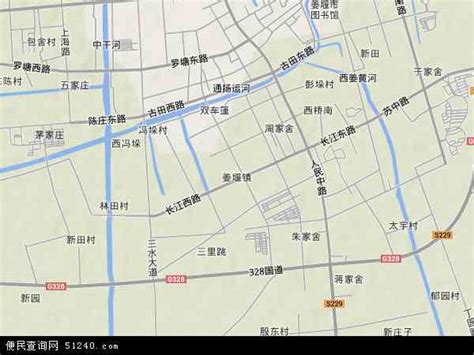 姜堰乡镇地图详细版,详细版图,详细版_大山谷图库