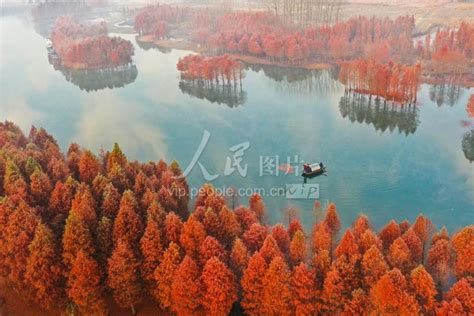 江苏盱眙：天泉湖冬景如画-人民图片网