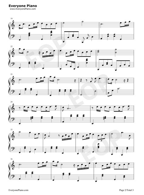 爱很简单-陶喆五线谱预览2-钢琴谱文件（五线谱、双手简谱、数字谱、Midi、PDF）免费下载