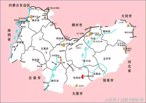 忻州地图地图,山西忻州,忻府区_大山谷图库