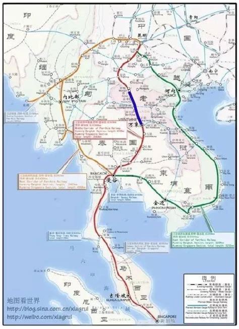 泛亚铁路规划图图片