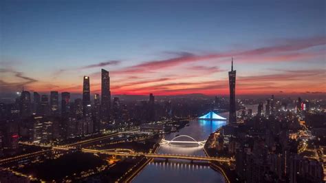 现代都市广州珠江新城夜城—高清视频下载、购买_视觉中国视频素材中心